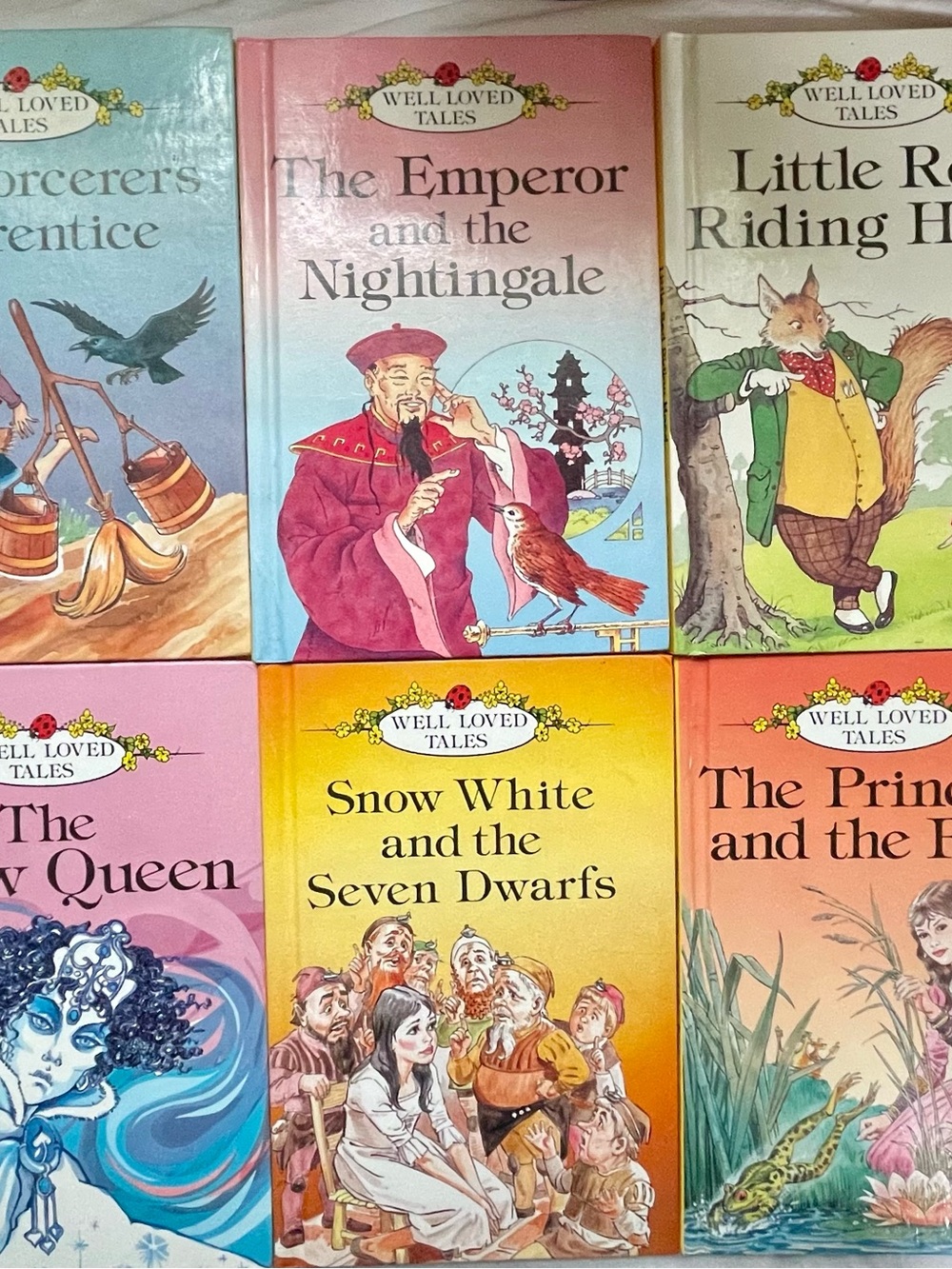 VTG Set of Folklore Nursery Rhyme Hardcover Books
